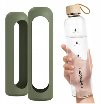 Mbështjellës silikoni Wessper Activemax, për shishe 1L, ngjyrë ulliri