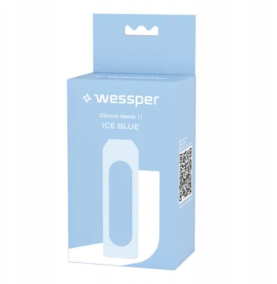 Mbulesë silikoni Wessper ActiveMax, për shishe 1L, e kaltër e çelët - 5