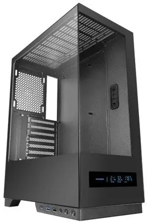 Kaso gaming Mars Gaming MC-Pulsar, ATX, panel LCD, xham i dyfishtë i temperuar