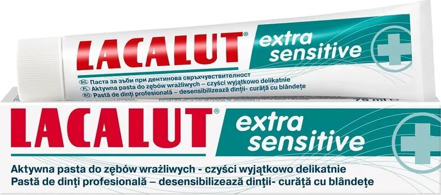 Pastë dhëmbësh Lacalut Extra Sensitive, 75 ml - 1