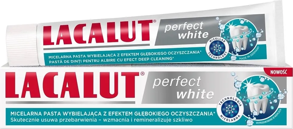 Pasta për dhëmbë Lacalut Perfect White 75ml - 1