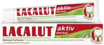 Pastë për dhëmbë Lacalut Activ Herbal, 75 ml