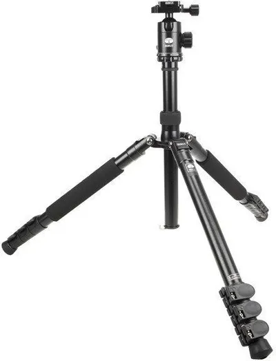 Tripod fotografik Sirui ET-2004 E-20, alumini, i zi - 3