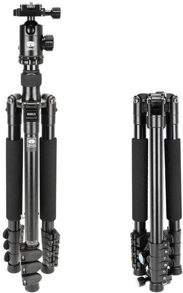 Tripod fotografik Sirui ET-2004 E-20, alumini, i zi - 4