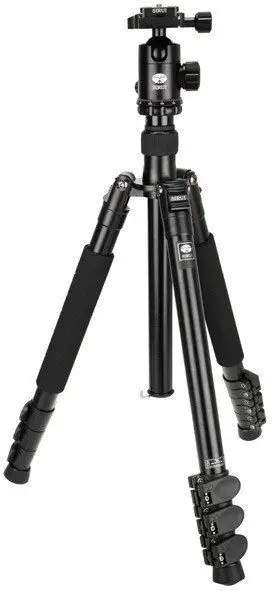 Tripod fotografik Sirui ET-2004 E-20, alumini, i zi