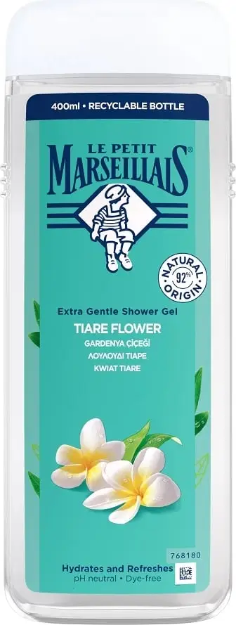 Xhel dushi Le Petit Marseillais Creamy, Lule Tiare, 400ml