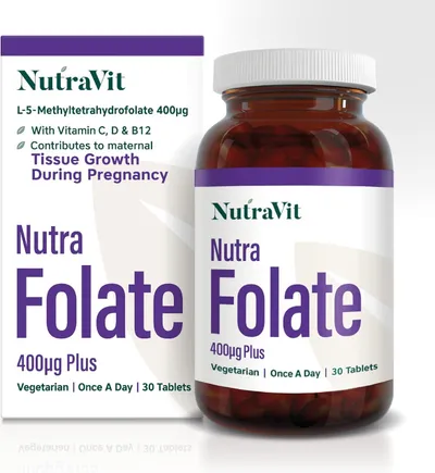 Tableta Nutra Folate nga NutraVit, 30 copë - 1