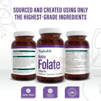 Tableta Nutra Folate nga NutraVit, 30 copë - 2