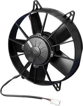 Ventilator ftohës SPAL 30102057, 255mm, thithës, i zi