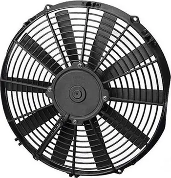 Ventilator ftohës SPAL 330mm, thithës, i zi