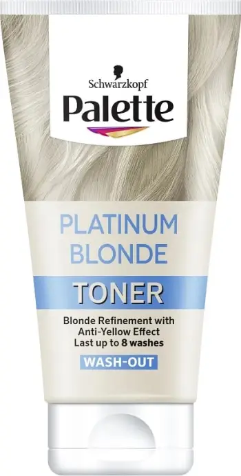 Toner flokësh Schwarzkopf Palette Platinum Blonde, efekt platin, 150ml
