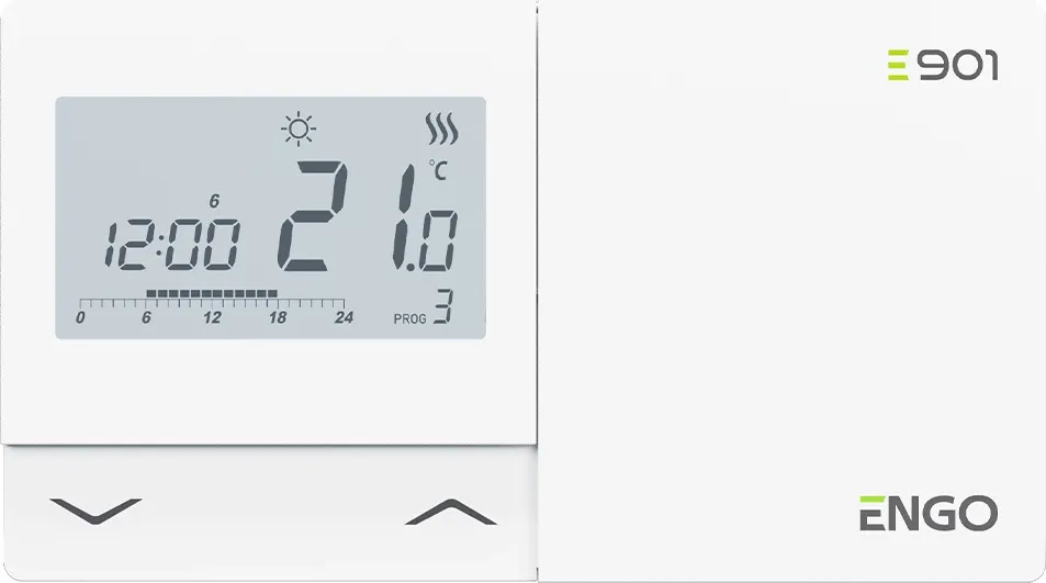 Termostat dhome ENGO E901 me kabllo - 1