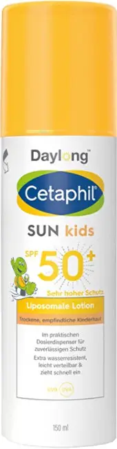 Losion mbrojtës nga dielli për fëmijë Cetaphil Sun Kids SPF 50+ Daylong, 150 ml