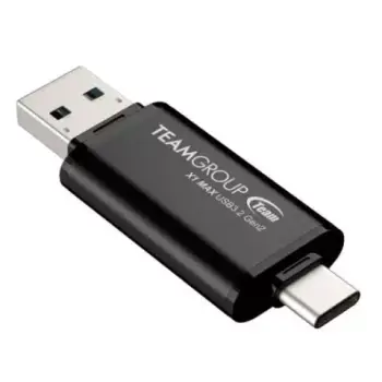 USB memorje TEAMGROUP X1 MAX 256GB USB 3.2 Gen2 x1 1000/900 MB/s dual (USB-A/USB-C), e zez