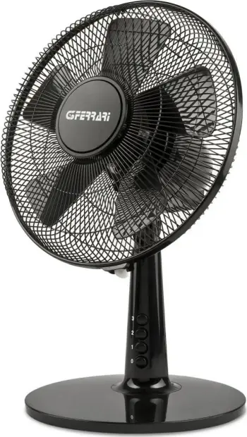 Ventilator tavoline G3Ferrari G50047, 30cm, mekanik, 3 shpejtësi, i bardhë