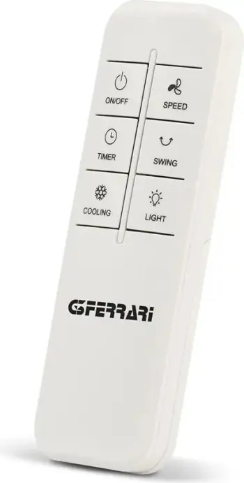 Ventilator pa fletë G3Ferrari G50052 me ujë, i bardhë