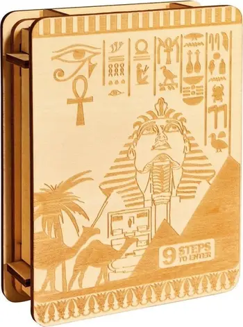Kuti enigme G3 Escape Box Sphinx Secret, nivel 4/4, lojë puzzle, shumëngjyrëshe