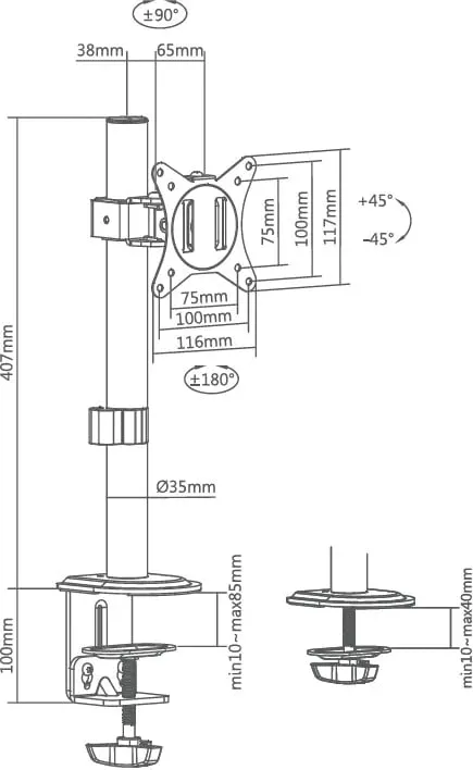 Staffa monitor Superior Electronics SUPSPC001 - 3