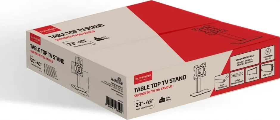 Mbajtës TV Superior SUPSTV019, 23"-42", 40Kg, i zi - 6