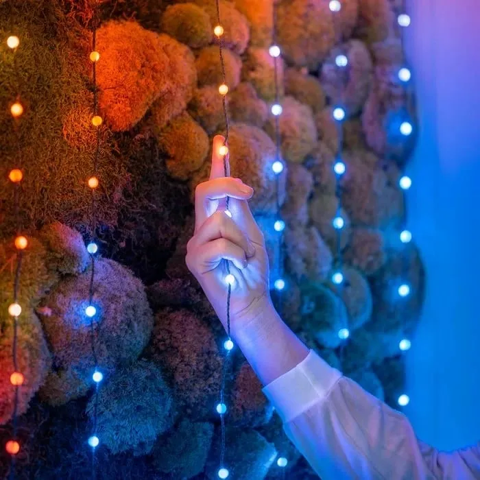Drita pemë Krishtlindjesh Twinkly Candies, 100 LED, 6 m, Multingjyrëshe - 2