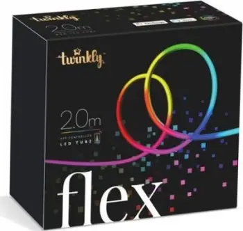 Shirit ndriçues Twinkly Flex 192L, RGB LED, 2m, shumëngjyrësh