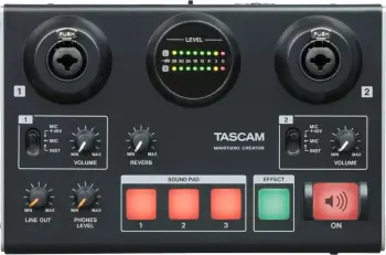 TASCAM MiNiSTUDIO Podcast Studio