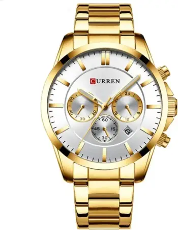 Orë dore për meshkuj Curren 8358, e artë