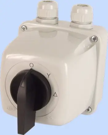 Ndërprerës Elektromet Cam, 0-star-delta 5P 25A, i bardhë