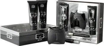 Set dhuratë për meshkuj Prestige Extasia Black, 4 pjesë, i zi