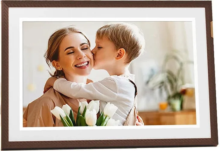 Kornizë digjitale Arzopa D10, 10.1", 32 GB, kafe e errët - 2