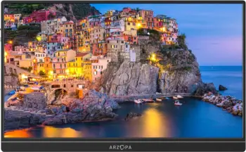 Monitor portativ Arzopa S1 TABLE 15,6", IPS, Full HD, 60 Hz, mini HDMI, USB-C, HDR, ngjyrë e zezë