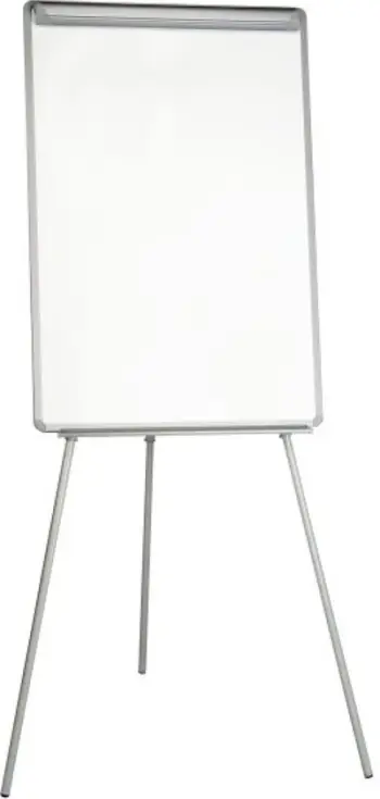 Tabelë e bardhë Bi-Office Tripod, 70x102cm, e bardhë