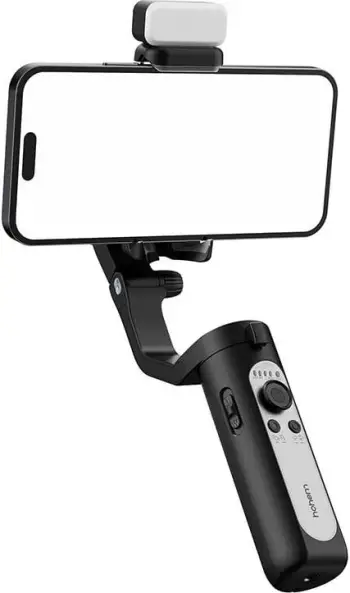 Gimbal Hohem iSteady XE Kit për telefona, me dritë magnetike, i zi