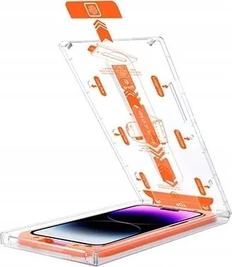 Mbrojtës ekrani privatësie Mobile Origin për iPhone 15 Pro, xham i temperuar, 2 copë, transparent - 2