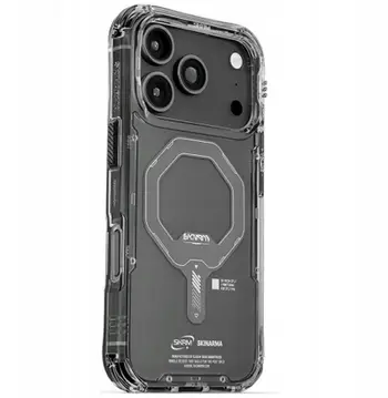 Këllëf telefoni Skinarma Saido për iPhone 17 Pro, me karikim magnetik, gri grafit