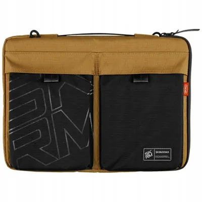 Mbështjellëse laptopi Skinarma Jager, 14", kafe - 1