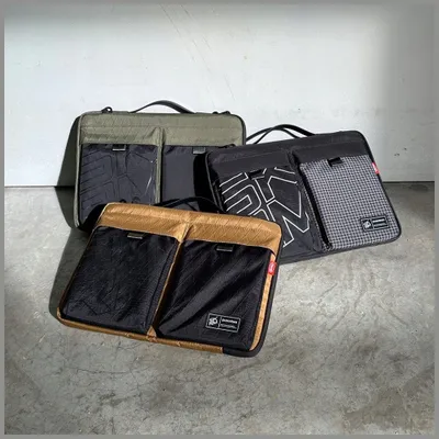 Mbështjellëse laptopi Skinarma Jager, 14", kafe - 3