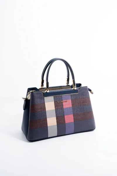 Çantë dore Silver&Polo, e kaltër - 3