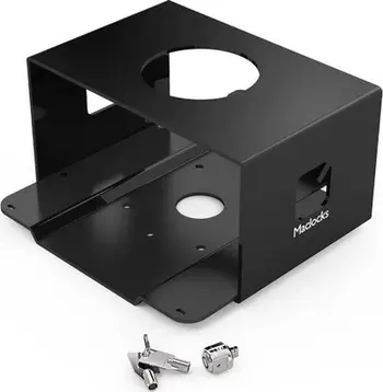 Mbajtëse sigurie Compulocks Mac Studio Security Mount, për Apple Mac Studio, montim në mur dhe banak, e zezë