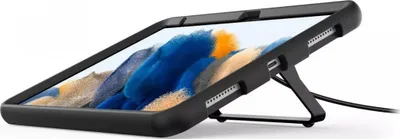 Mbulesë tabletë Compulocks Galaxy Tab A8 10.5", kickstand, metal dhe gomë, e zezë - 1