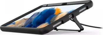 Mbulesë tabletë Compulocks Galaxy Tab A8 10.5", kickstand, metal dhe gomë, e zezë