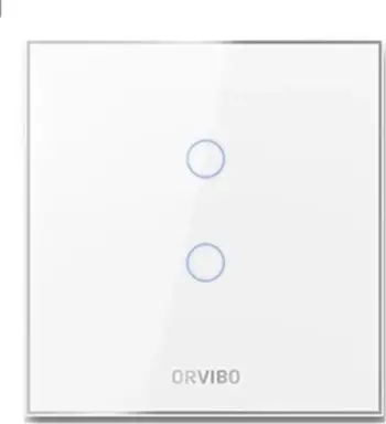 ZigBee ON/OFF Switch(CN type,2 Gang neutral 100-240V)