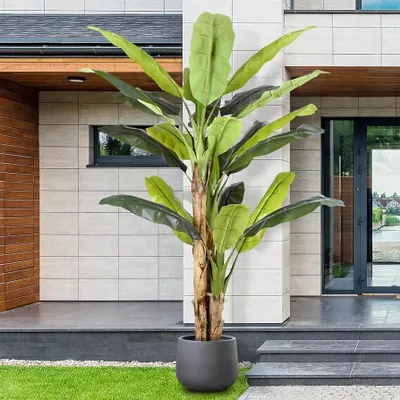 Lule artificiale Verde Decor Banana Plant, 280 cm - 2
