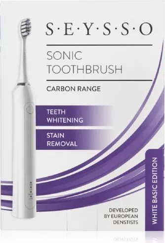 Brushë e dhëmbëve sonike Seysso Carbon SE005WHT, e bardhë - 2