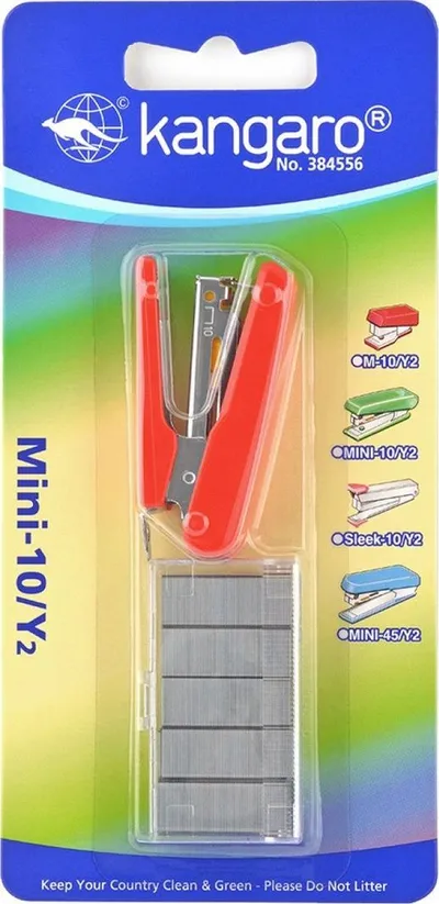 Kapëse letrash Kangaro MINI-10 / Y2, e kuqe - 1