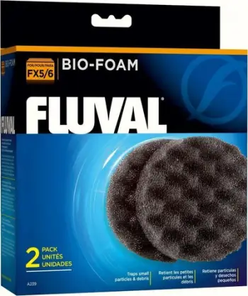 Fishek sfungjeri Fluval Bio-Foam për filtrat FX5 / FX6, 2 copë