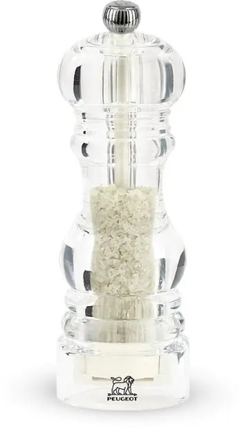 Mulli kripe Peugeot Nancy, 18 cm, për kripë të lagësht, transparent