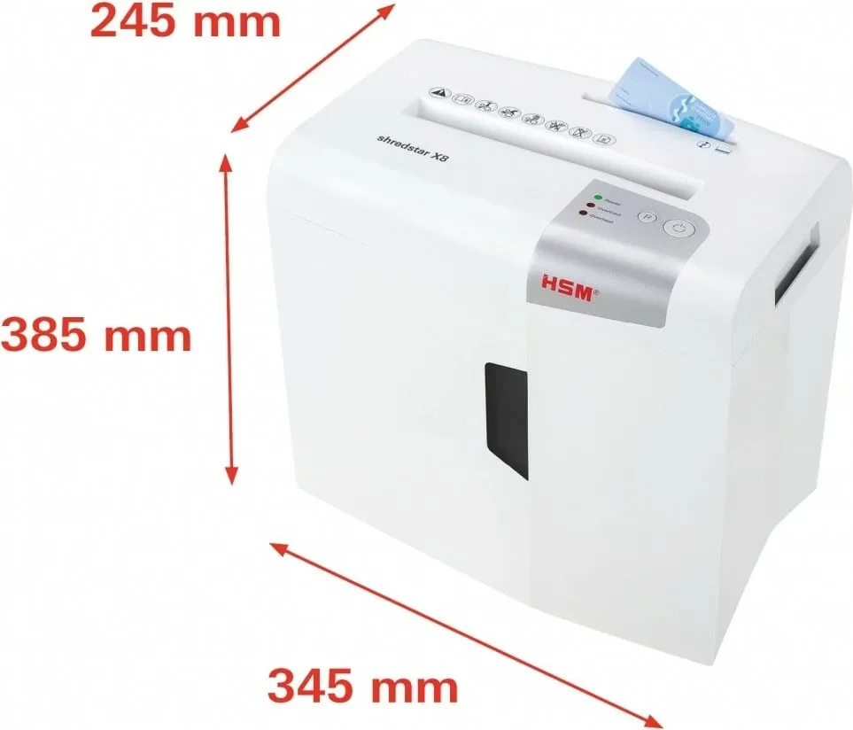 Copëtues dokumentesh HSM Shredstar X8 P-4 250 W - 2