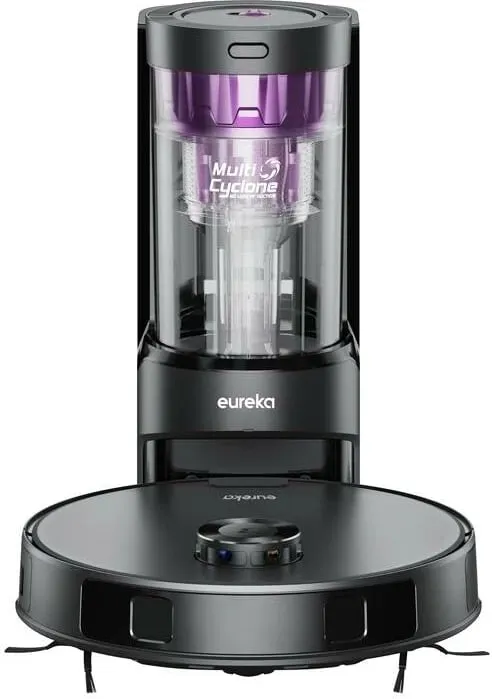 Robot pastrues Eureka E20 Plus me stacion vetëshkarkues, 2L, 5200mAh, i zi - 2