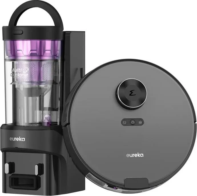 Robot pastrues Eureka E20 Plus me stacion vetëshkarkues, 2L, 5200mAh, i zi - 3